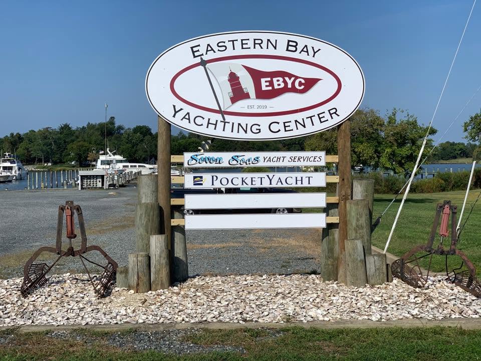 Eastern Bay Yachting Center entrance sign